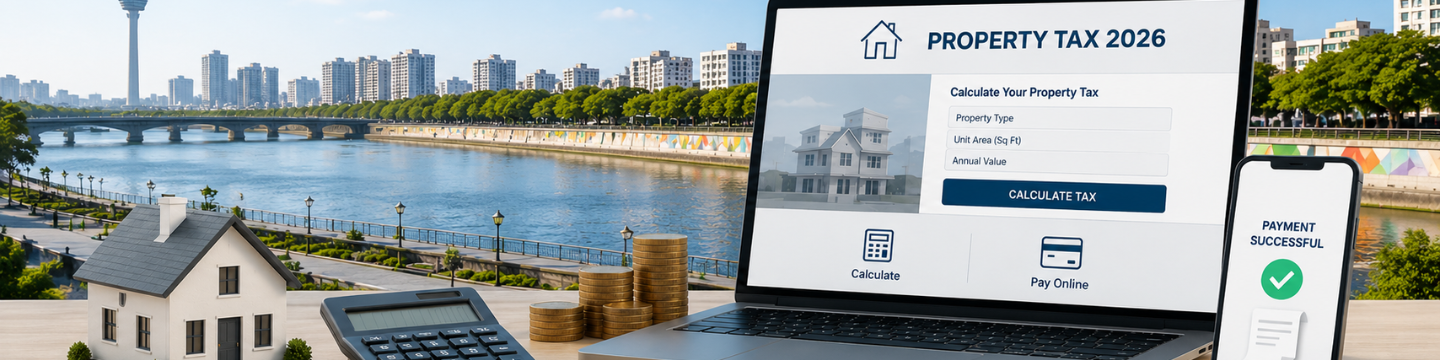 Ahmedabad Property Tax 2026: How to Calculate & Pay Online