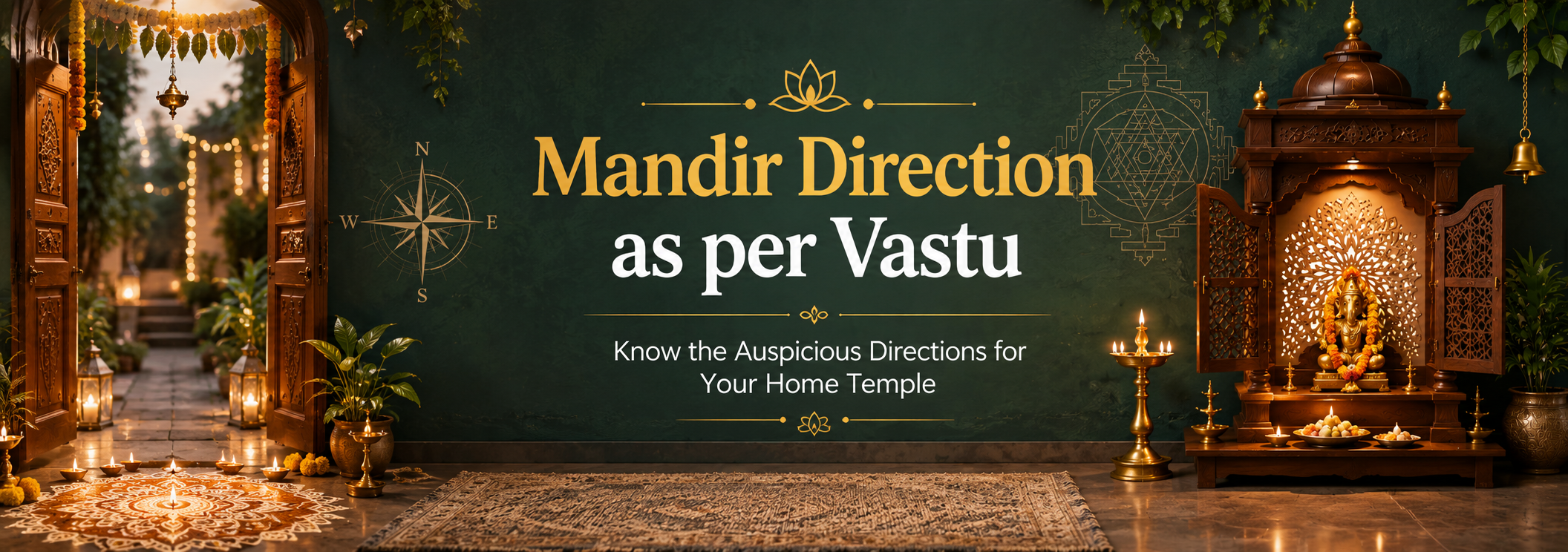 Mandir Direction as per Vastu: Where Should You Place Your Home Temple?
