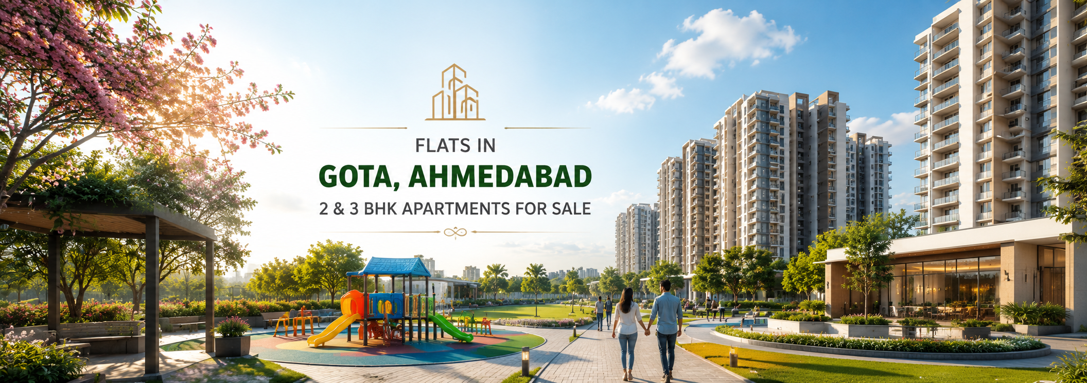Flats in Gota, Ahmedabad – 2 & 3 BHK Apartments for Sale (2026 Price & Project Guide)