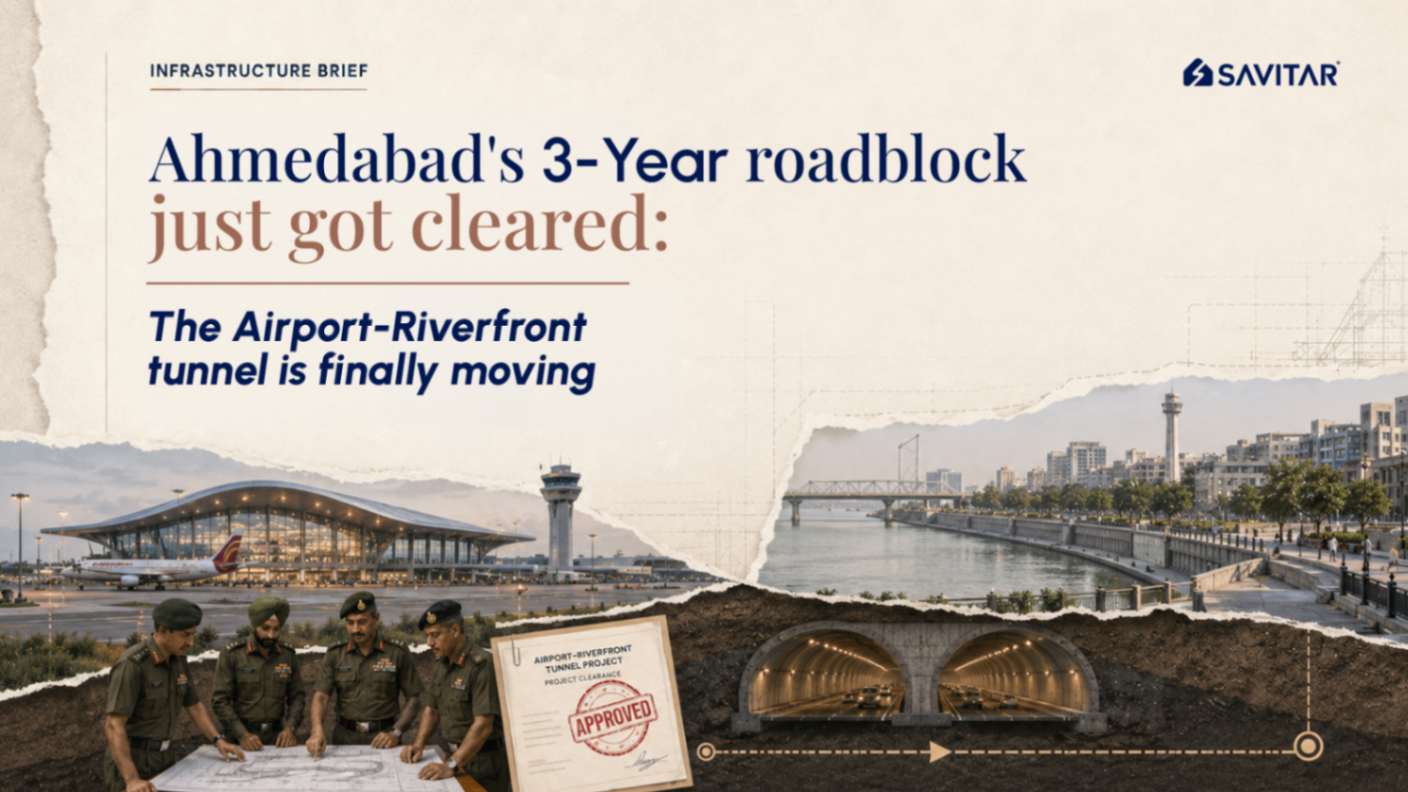 Ahmedabad Airport-Sabarmati Riverfront Tunnel Gets Green Light After 3 Years