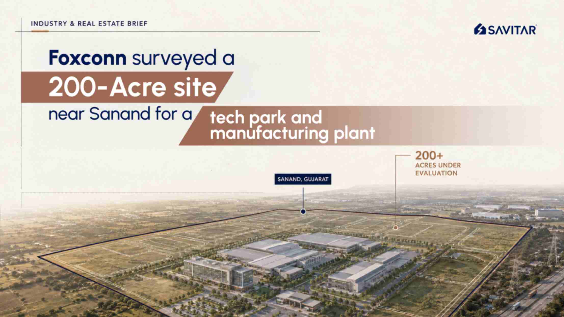 Foxconn Investment in Gujarat: Scouting Land Near Sanand
