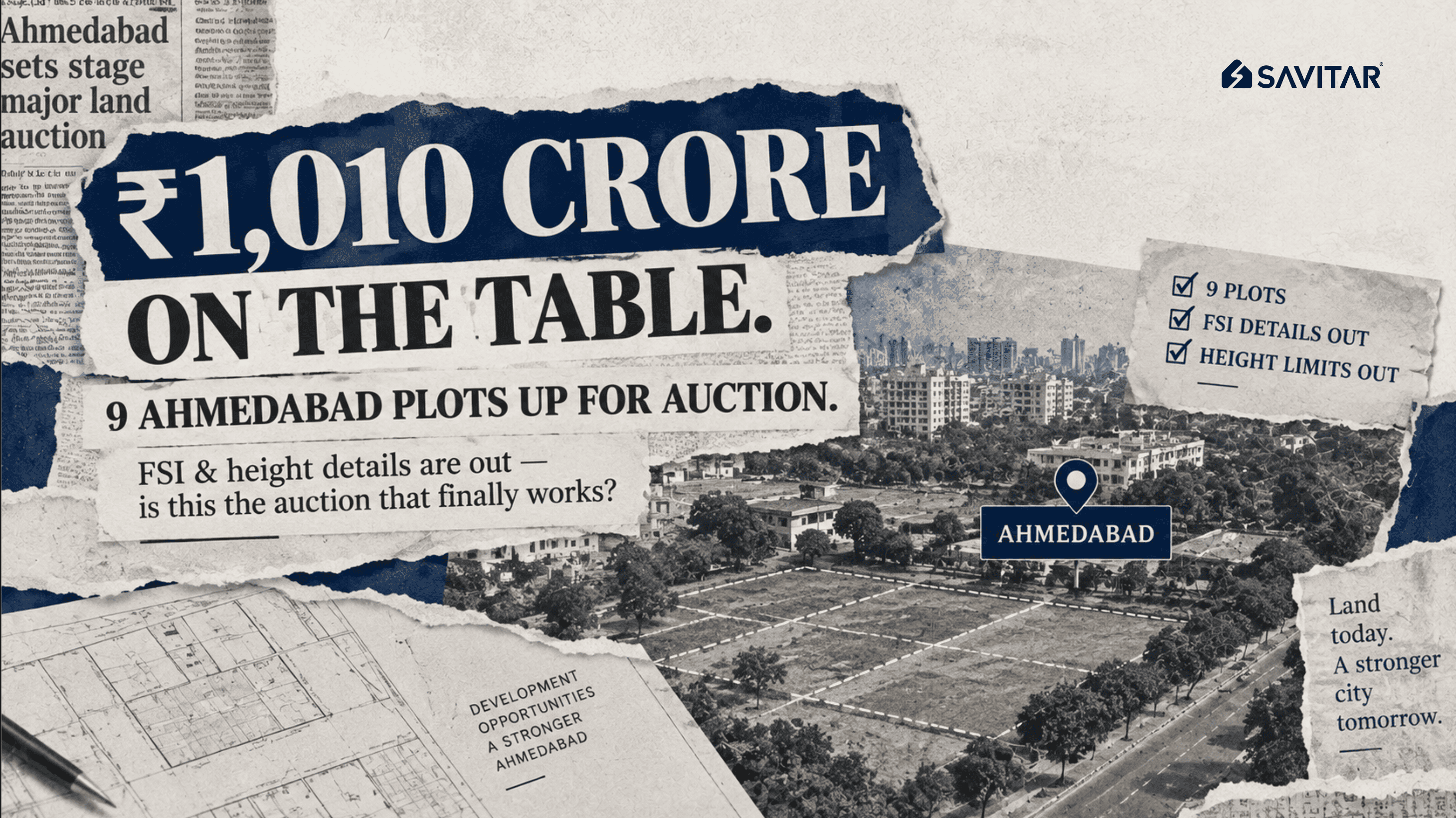 AMC's ₹1,010 Crore Plot Auction: 9 Ahmedabad Plots With FSI and Height Details Explained